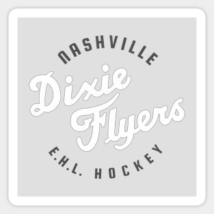 Vintage Nashville Dixie Flyers Hockey Sticker